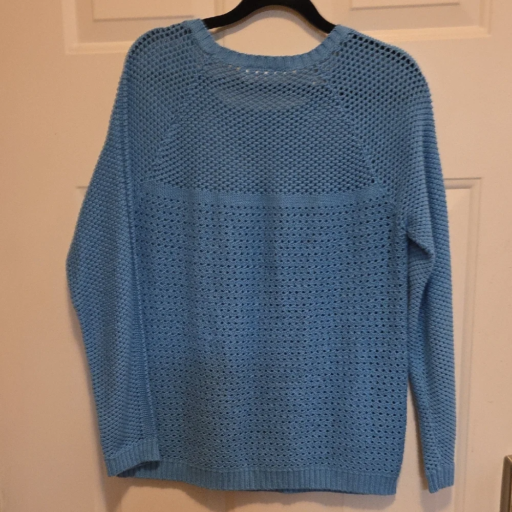 Michael Kors Sky Blue Women's Knit‎ Crew Neck Sweater